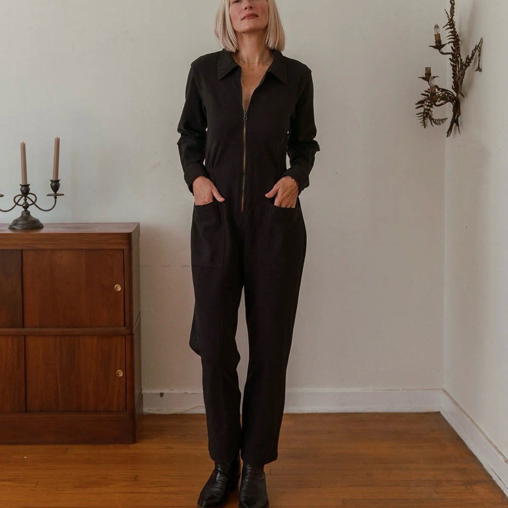 Black Utility Jumpsuit